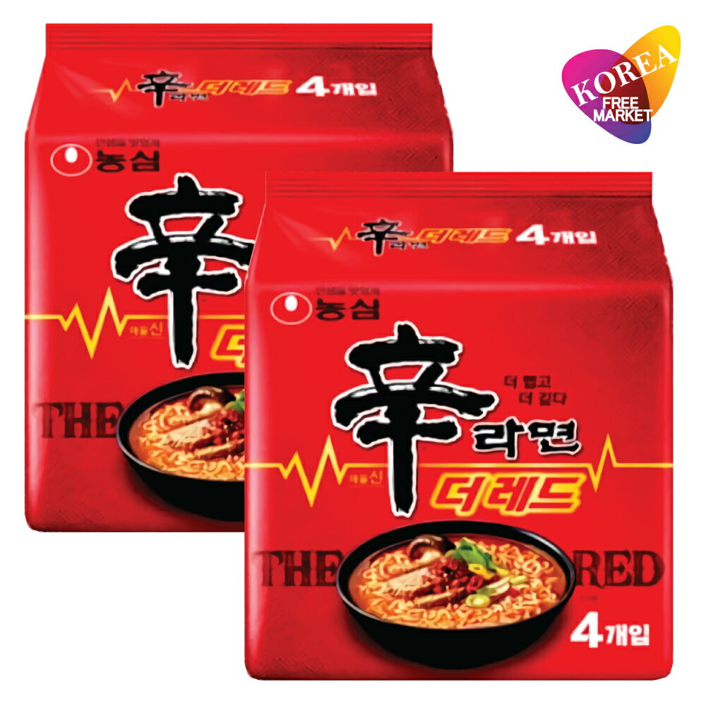 楽天韓国フリーマー農心 辛ラーメン ザ レッド THE RED 125g 8袋セット / 辛さUP! 韓国ラーメン