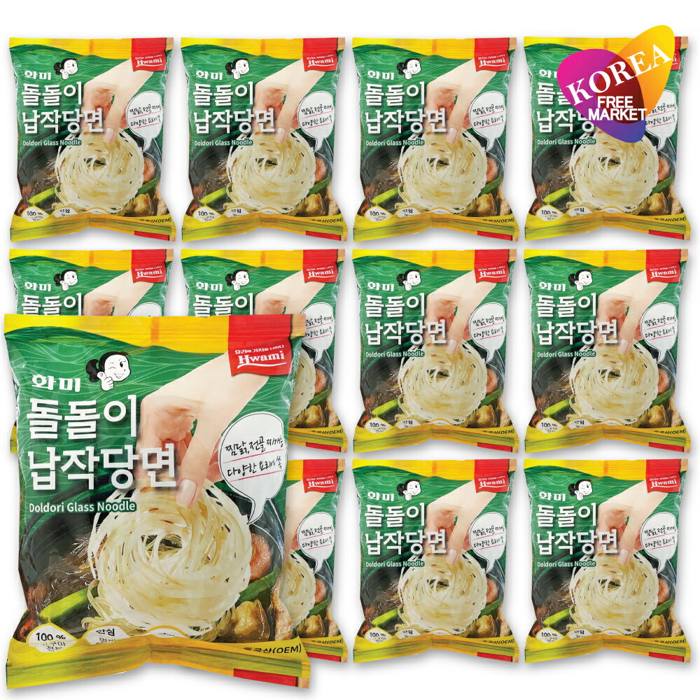 ファミ ドルドリ平たい春雨60g 12袋セット 韓国食品 / 韓国食材 / 韓国料理 / はるさめ / チャプチェ /..