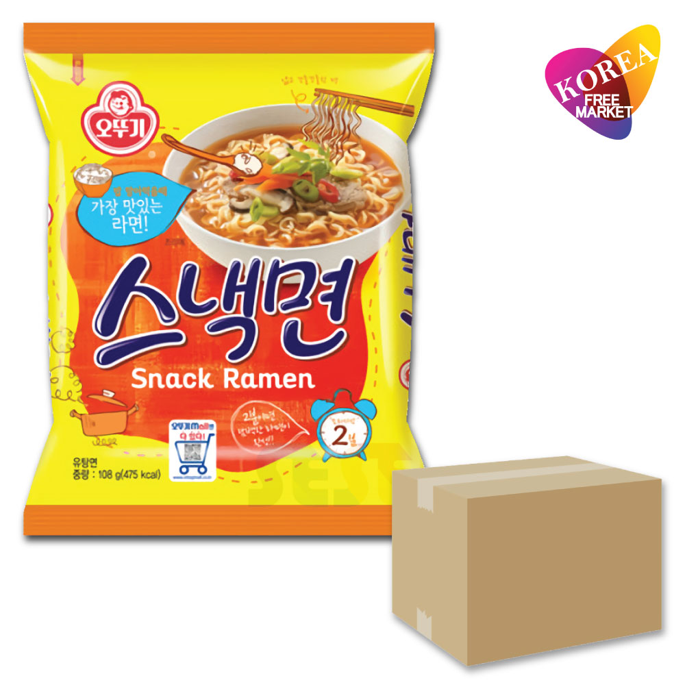 オットギ スナック麺 108g 40袋 箱売り 1BOX / 韓国食品 韓国ラーメン スナックラーメン
