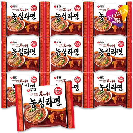 農心 ノンシム ラーメン 124g 10袋セット / 韓国ラーメン インスタントラーメン 農心 ノンシム ラーメン 124g 10袋セット / 韓国ラーメン インスタントラーメン