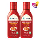 O'food トッポキコチュジャン (チューブ) 300g 2個セット / 韓国 調味料 スンチャン トッポキ用 ゴチュジャン 清浄園 チョンジョンウォン トッ...