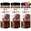 白雪 牛プルコギたれ (甘口) 500g 3本セット / CJ 韓国調味料 プルゴギ ブルゴギ ソース 牛肉プルコギの素