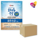 真夏の雪花 韓国産 天日塩 (あら塩) 3kg 5袋セット / 6,7,8月限定生産 センピョ 粗塩 韓国食材 調味料 泉標 sempio セムピョ