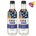 美酢プラス ブルーベリー 500ml 2本セット / CJ ミチョ+ 韓国 ドリンク 果実酢 飲みやすい 飲むお酢 飲む お酢 果実