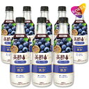 美酢プラス ブルーベリー 500ml 8本セット / CJ ミチョ+ 韓国 ドリンク 果実酢 飲みやすい 飲むお酢 飲む お酢 果実