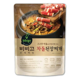 ビビゴ 牛肉テンジャンチゲ 460g 1袋 　 味噌チゲ レンジ クッパ 韓国簡易食 即席料理 ダイエット ヘルシー ビビゴ サムゲタンがゆ レトルト お粥 即席食品 鍋料理 韓国料理 参鶏湯風粥 レトルト お粥 参鷄湯お粥 サムゲタンおかゆ スープ クッパ チゲ 鍋