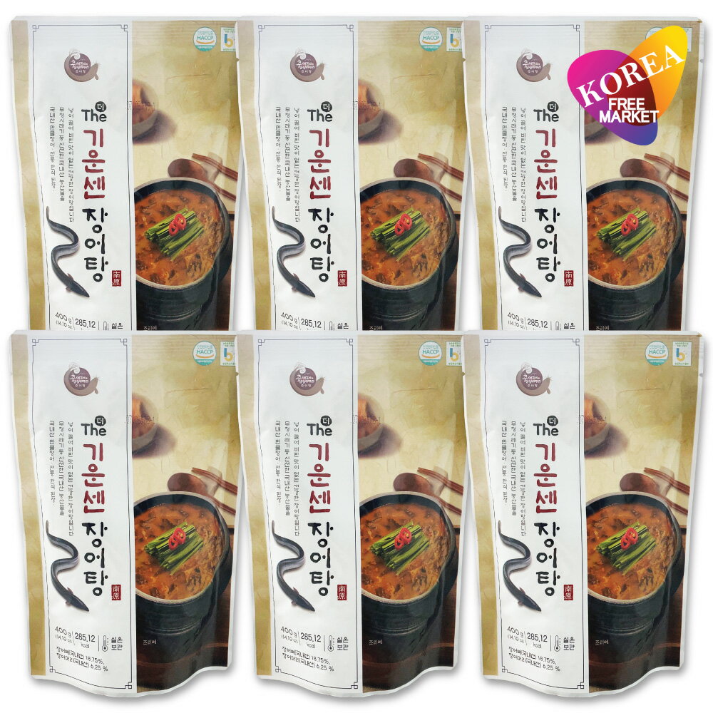 力強い チャンオタン(ウナギスープ) 400g 6袋セット / ウナギタン 韓国 レトルト