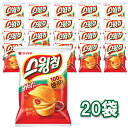 オリオン スウィングチップ コチュジャン味 60g 20個セット! ORION/炒めコチュジャン味/ポテトスナック/お菓子/ユッケジャン /ポテトチップ 韓国...