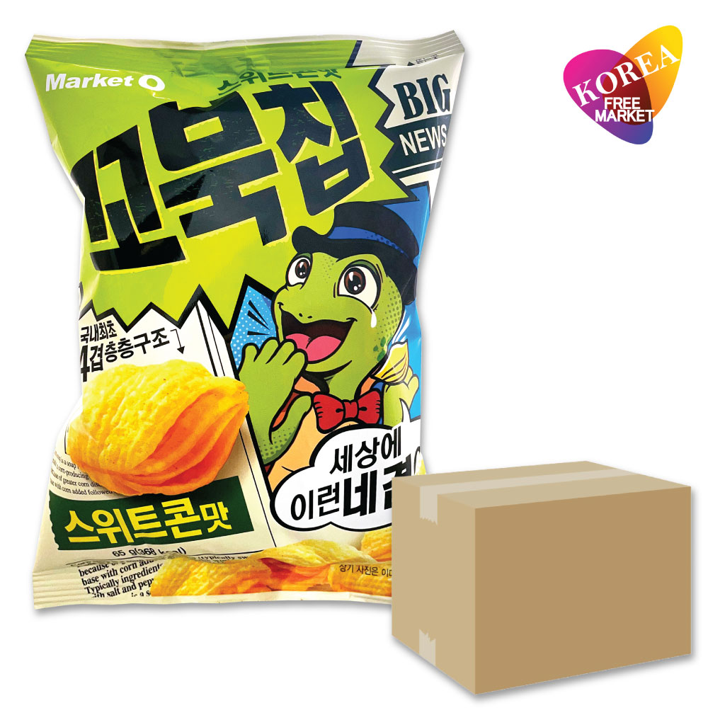 オリオン コブクチップ スイートコーン味 65g × 12袋 箱売り / 韓国 スナック 韓国お菓子