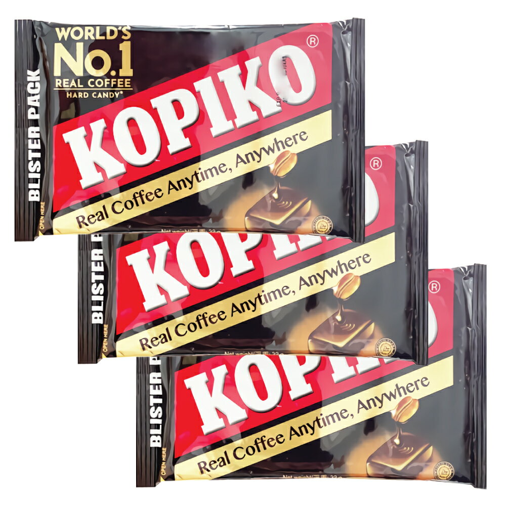 コピコ コーヒーキャンディー 32g(8個入) x 3袋 / KOPIKO Coffee Candy