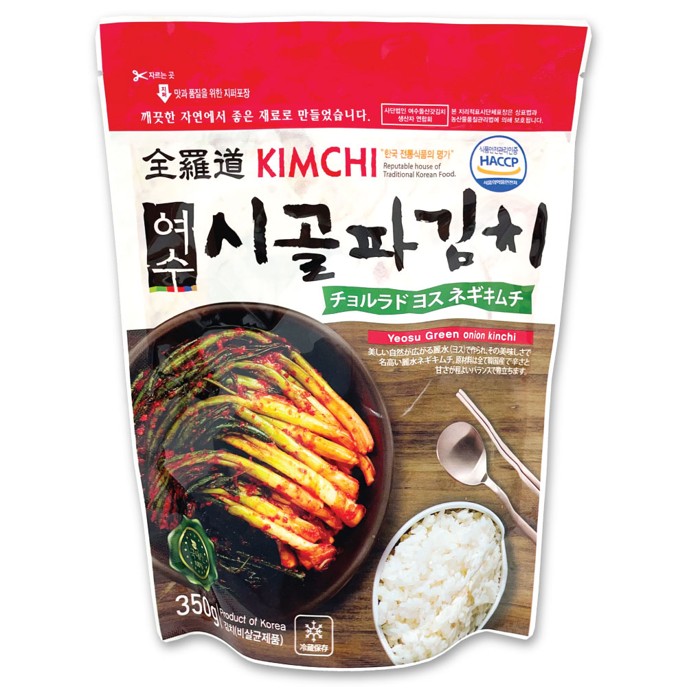 SESE 全羅道 麗水 名品 ネギキムチ 350g 冷蔵便 / 韓国 本場の味 ジョンラド ヨス