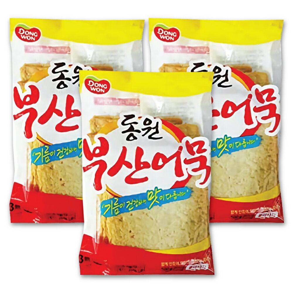 クール便 DONGWON 釜山四角おでん 500g x 3袋 韓国おでん おでん 韓国トッポギ 四...