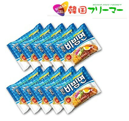 Paldo　八道 ビビン麺 124g【10個】韓国食品 輸入食品 少女時代 韓国食材/韓国料理/韓国お土産/韓国ラーメン/非常食/防災用/防災グッズ/乾麺/インスタントラーメン/辛いラーメン/辛ラーメン/ラーメン/キムチ 焼肉 韓国料理 PALDO！！！