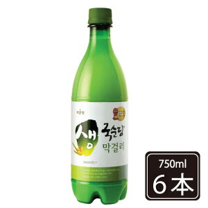 冷蔵便■【麹醇堂】クッスンダン 生マッコリ 750ml【6本】あす楽　■麹醇堂 生マッコリ 殺菌マッコリ 生マッコリ お酒 韓国お酒 韓国マッコリ 韓国酒