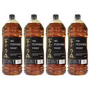 富士乃森 金ラベル 4000ml 4本セット 37度 (THE FUJINOMORI WHISKY) ザ フジノモリ ウィスキー 日本国産 ブレンデット ウイスキー 富士の森