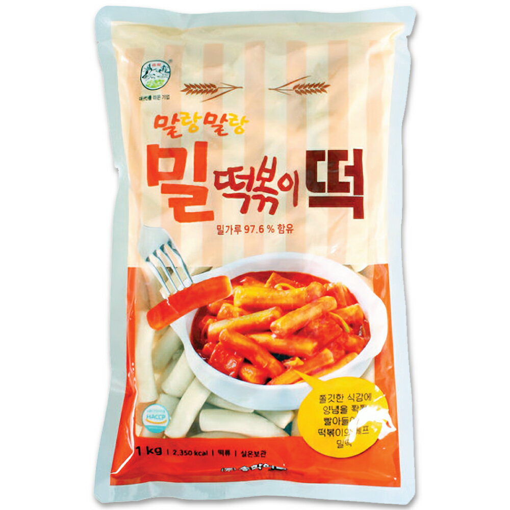 松鶴 もちもち ミル(小麦)トッポキ 1kg 韓国食品 韓国料理 韓国食材 トッポッキ 即席 簡単料理 業務用 お餅 韓国餅 韓国 辛い 売れ筋/楽天最安値挑戦/棒餅/激安/イベント/セール/文化祭/学園祭/祭り/あす楽