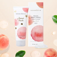 ★洗顔料100g★送料無料!!セセキラピーチモイストアミノフェイシャルクレンザー100g【無添加】【アミノ酸系】【保湿】【美肌】【小じわケア】【美肌菌配合】【つっぱらない】