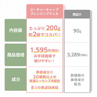 ★通常サイズ200g★送料無料!!セセキラピーチメーキャップクレンジングジェル200g【桃の香り】【無添加】【W洗顔不要】【オイルCUT】【マツエクOK】【敏感肌】【ひきしめ効果】【エイジングケア】