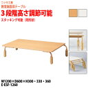 保育園 テーブル 机 幼稚園 昇降 高さ調節 E-ESF-1260 幅1200x奥行600x高さ300・330・360mm 角型 学童保育 託児所 塾 子供用テ...
