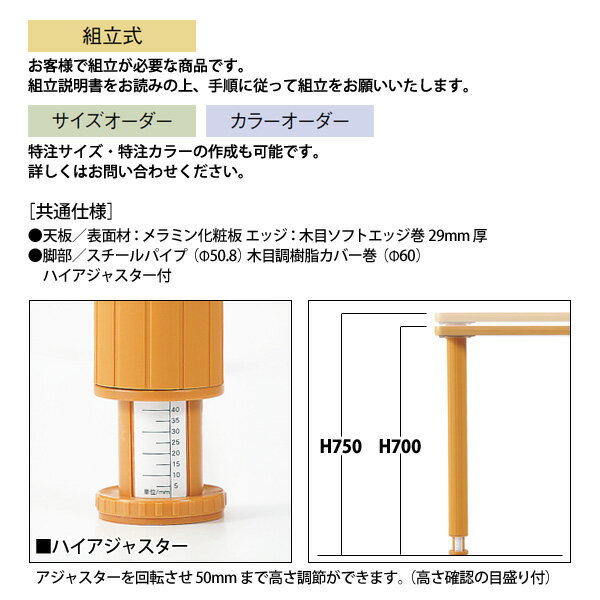 介護施設用テーブル W120xD120xH70～75cm 上下昇降 E-FHO-1212K 角型 【法人様配送料無料(北海道 沖縄 離島を除く)】 福祉施設 ダイニングテーブル 介護テーブル 介護用テーブル デイサービス 老人ホーム 食堂用テーブル 食堂テーブル 3