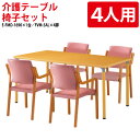 介護用テーブルセット 4人用 介護施設テーブル デイサービス ダイニングテーブル 介護テーブル E-FMD-1690SET 福祉施設用テーブル E-FMD-16...