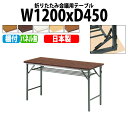 長机 折りたたみ 軽量 会議テーブル 会議用テーブル 長テーブル 軽い TW-1245T 幅120x奥行45x高さ70cm 共巻 棚付 パネルなし 自治会 公民館 集会所 神社 寺院 休憩室 店舗
