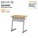 学習塾 机 セミナーテーブル 研修用テーブル カバン掛用フック付 SKB-6040P W60xD40xH70cm 会議用テーブル ミーティングテーブル 長机