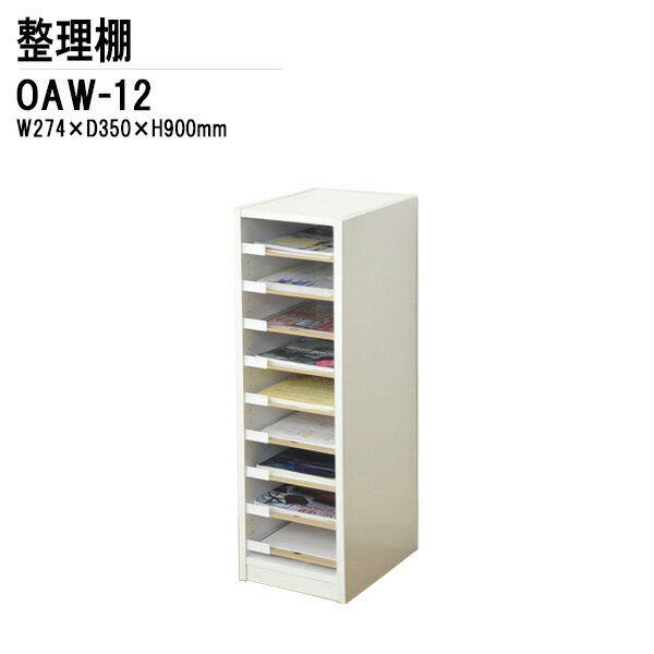 棚 OAW-12 W27.4×D35×H90cm A4用 整理棚 ラック 収納 TOKIO オフィス