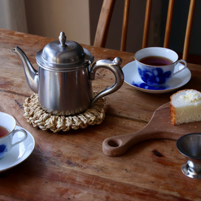 鍋敷き 松野屋 ワラ釜敷き 小サイズ おしゃれ 日本製 なべしき 鍋敷 ワラ製 新潟 佐渡島 国産 手作り 荒物 暮らしの道具