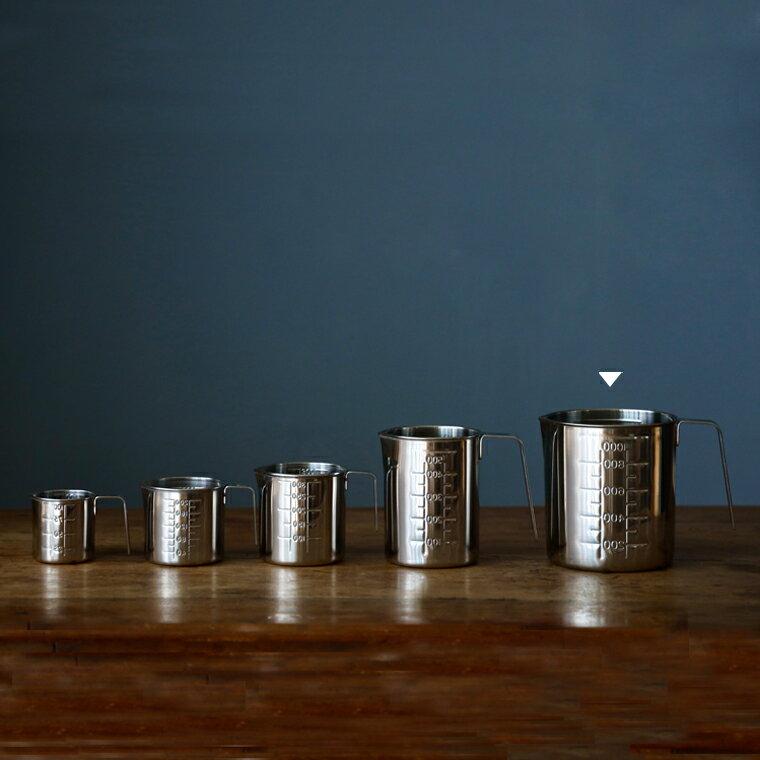 【18-8 ステンレス製】入れ子式 計量カップ...の紹介画像2