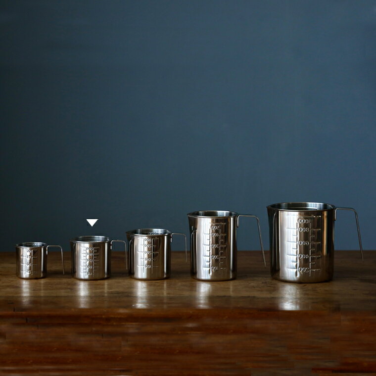 【18-8 ステンレス製】入れ子式 計量カップ...の紹介画像2