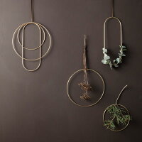 ferm LIVING ファームリビング DECO FRAMES デコフレーム 壁飾り 真鍮製 インテリア 北欧 ドライフラワー リース 土台 デコレーション