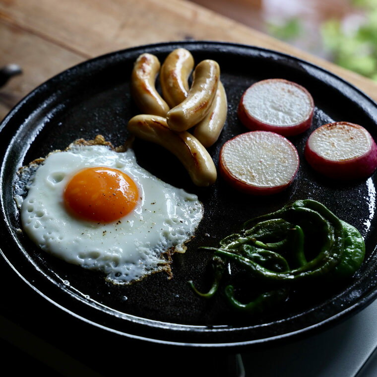 鉄フライパン ピザパン セット 【 IH ・ 直火対応 】 南部鉄器 岩鋳 鉄 鋳物 鋳鉄 薪ストーブ キャンプ アウトドア オーブン ピザ プレート 鉄板 フライパン 取っ手がとれるフライパン ハンドルセット 外径 28cm 内径 25cm IH対応 こびりつかない AndersenStove 品番 541268 2