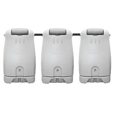 雨水タンク 【コダマ樹脂 ホームダムトリプル750L［ 250L × 3台セット］（丸ドイ角...