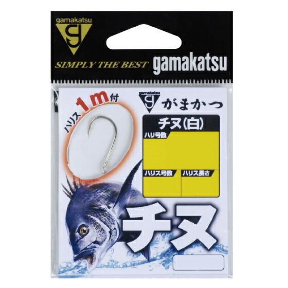 樂天商城 - がまかつ　チヌ　白　糸付1m（輪巻）（10袋）