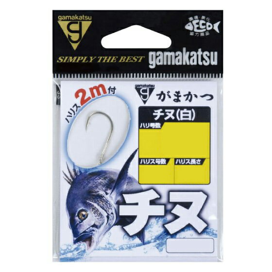 樂天商城 - がまかつ　チヌ　白　糸付2m（輪巻）（5袋）