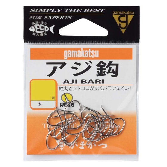 樂天商城 - がまかつ　アジ鈎　白（10袋）