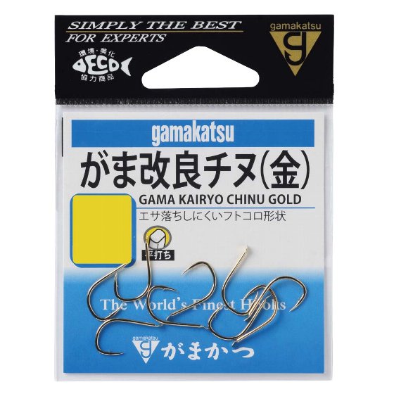 がまかつ　がま改良チヌ　金（10袋）