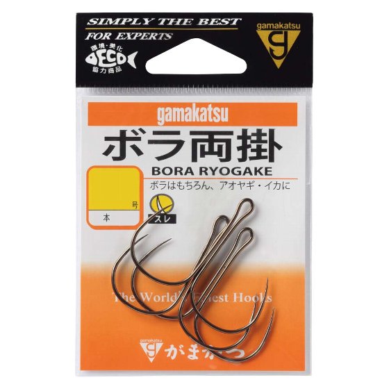 がまかつ　ボラ両掛　18号　（10袋）