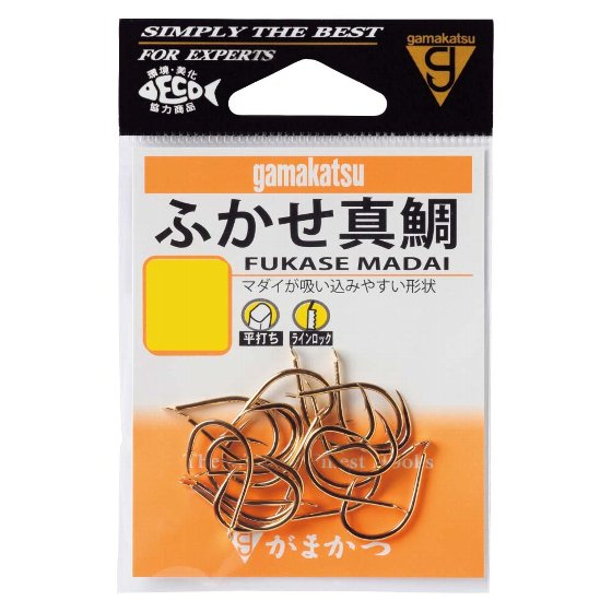 がまかつ　ふかせマダイ　金（5袋）