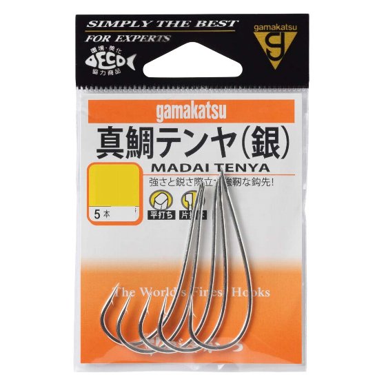 がまかつ　真鯛テンヤ　銀（10袋）