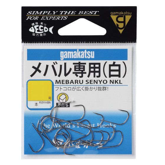 Rakuten - がまかつ　メバル専用　白（10袋）