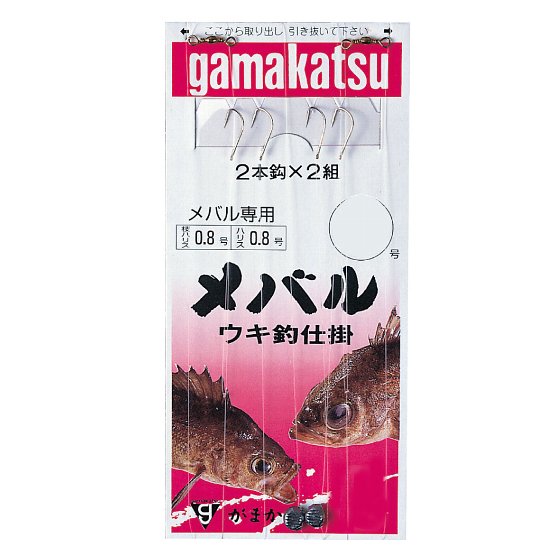 樂天商城 - がまかつ　メバルウキ釣仕掛　（10袋）