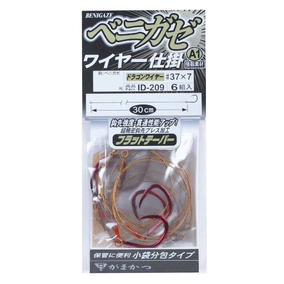 樂天商城 - がまかつ　ベニガゼワイヤー仕掛　（5袋）