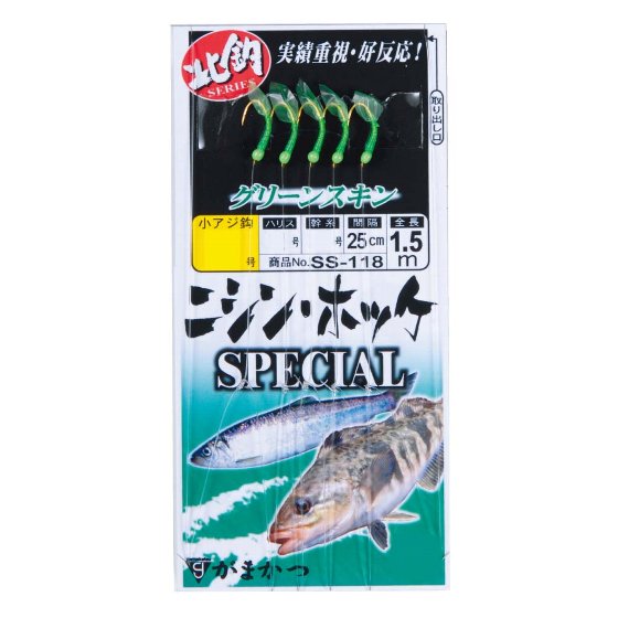 樂天商城 - がまかつ　ニシン・ホッケスペシャル　（5袋）