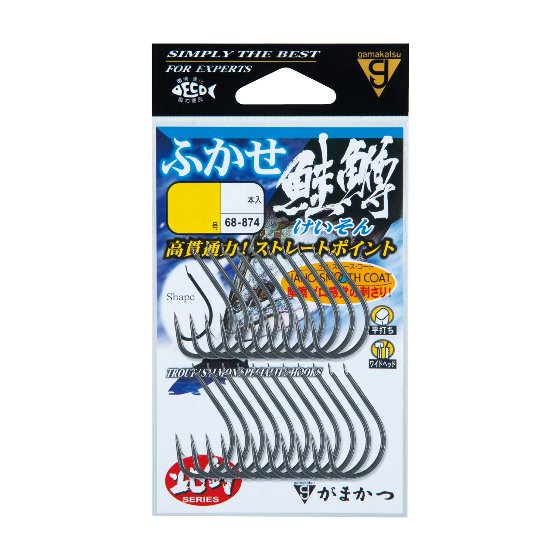 がまかつ ふかせ鮭鱒(けいそん)(5袋)