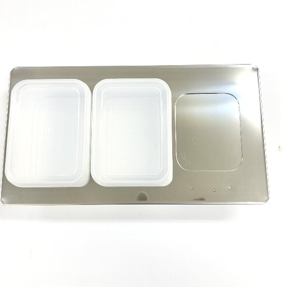樂天商城 - ステンレスクーラー中蓋　ダイワ80用　 魚投入口バネ式フタ付き