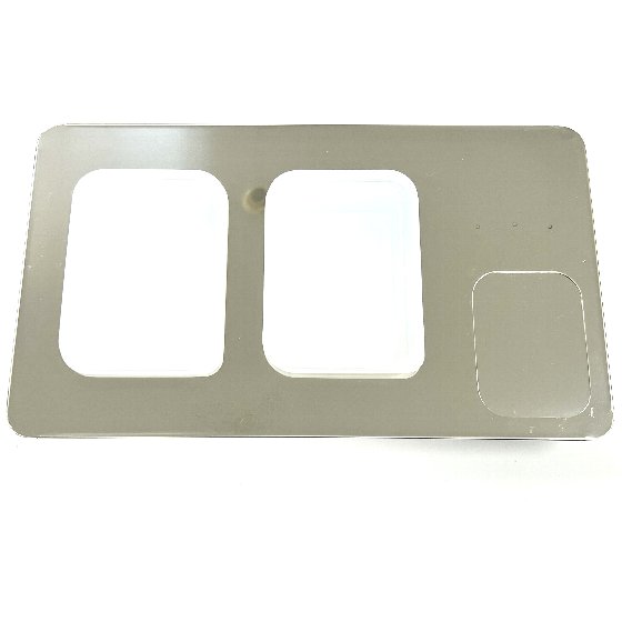 ステンレスクーラー中蓋　シマノフィクセル120用　 魚投入口バネ式フタ付き