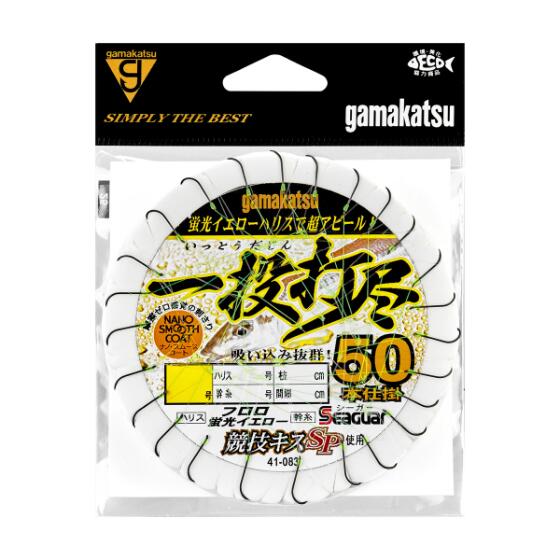 樂天商城 - がまかつ　一投打尽 競技キスSP 50本仕掛