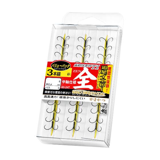 樂天商城 - がまかつ　バリューパック T1 全　3本錨 追星イエロー